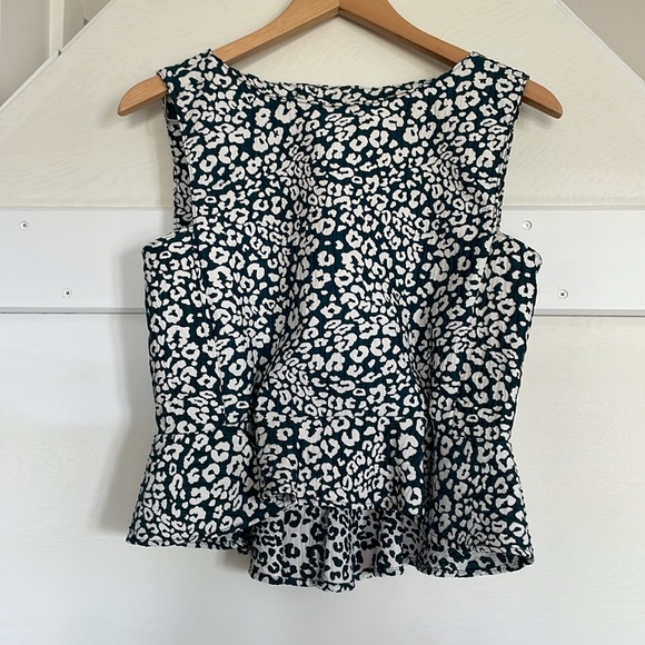 Zara peplum top, Sz S - Picture 2 of 6